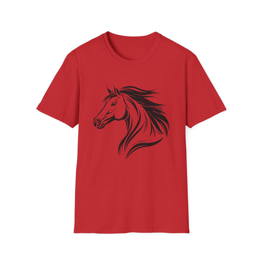 T-Shirt portrait cheval