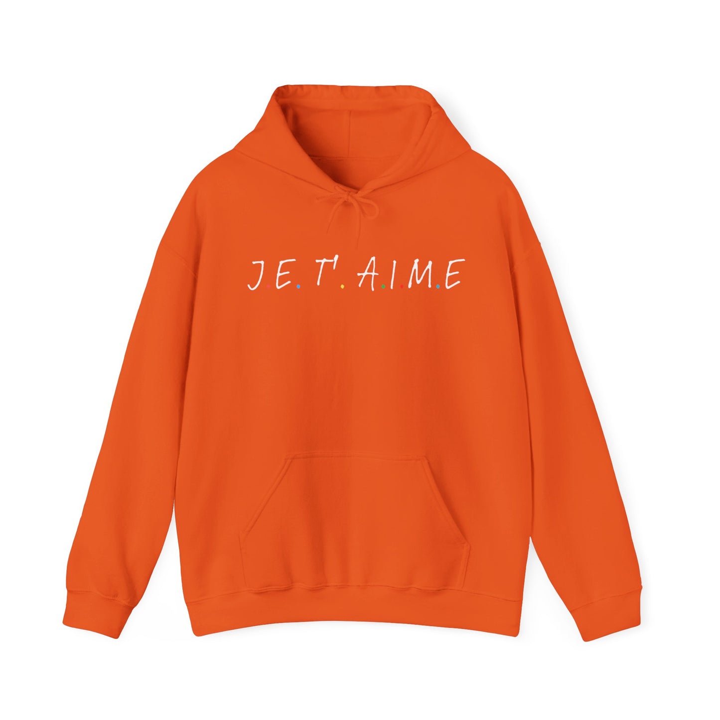 Pull à capuche Je t'aime