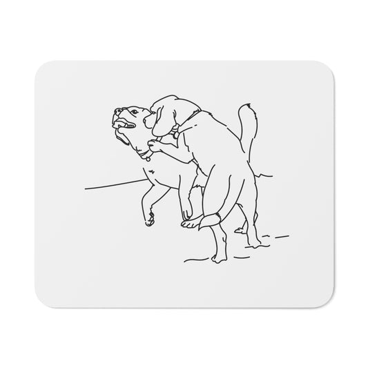 Tapis de souris - 2 chiens