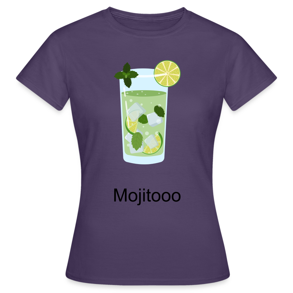 T-shirt Femme Mojito - violet foncé