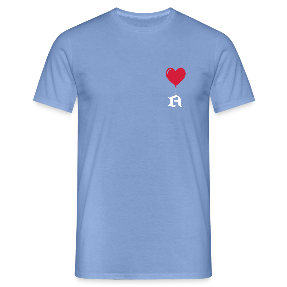 T-shirt Homme a personnaliser avec une initiale - carolina blue