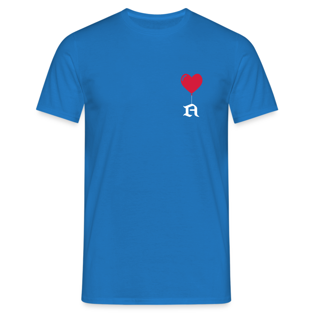 T-shirt Homme a personnaliser avec une initiale - bleu royal