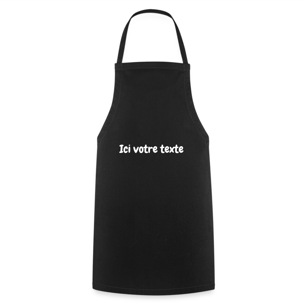 Tablier de cuisine - noir