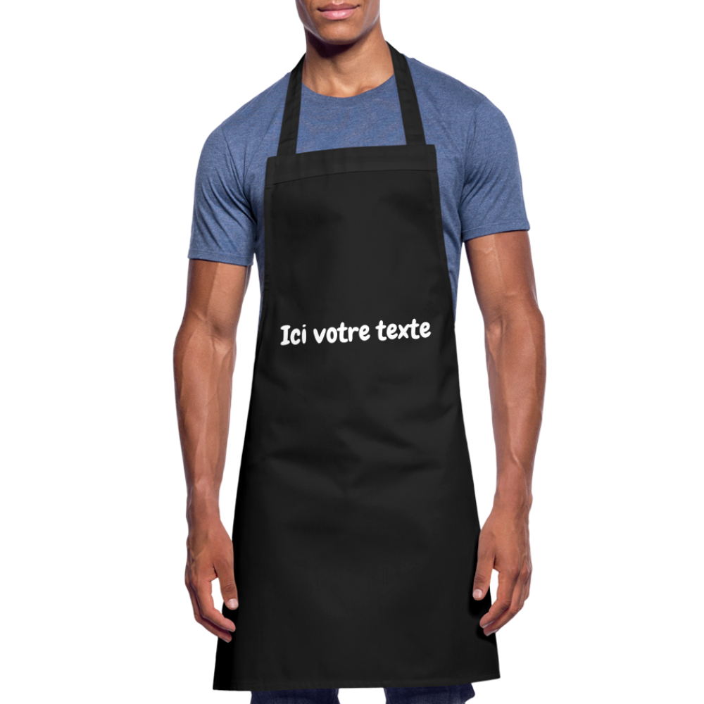 Tablier de cuisine - noir