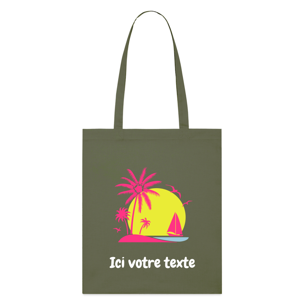 Tote bag bio Stanley/Stella plage - kaki