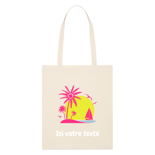 Tote bag bio Stanley/Stella plage - blanc cassé