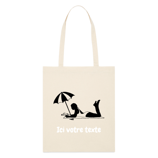 Tote bag bio Stanley/Stella beach - blanc cassé